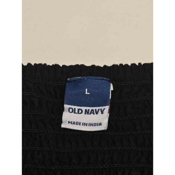 Old Navy ~ Off Shoulder,‎ Black Blouse/Top ~ Women's Large - Picture 2 of 5